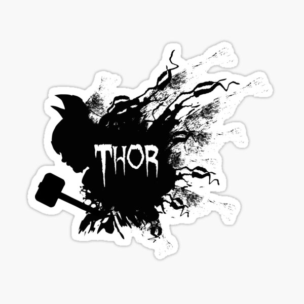 Thor Explosion Sticker