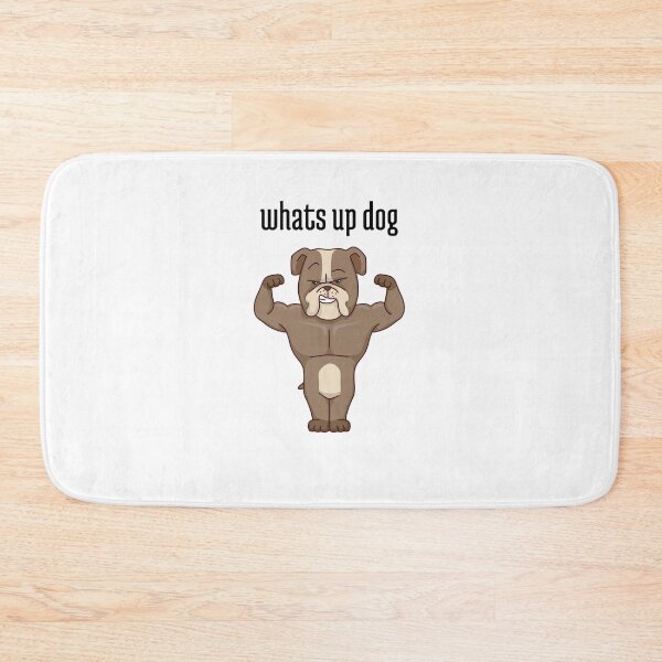 Item preview, BULLDOG FLEXING MUSCLE designed and sold by BigLove Animals.