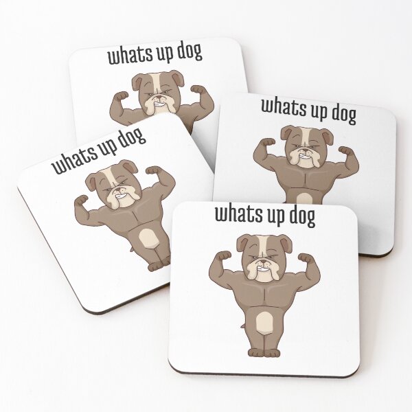 Item preview, BULLDOG FLEXING MUSCLE designed and sold by BigLove Animals.