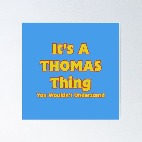 Item preview, It's A Thomas Thing - Yellow/Blue designed and sold by Loco-Station.