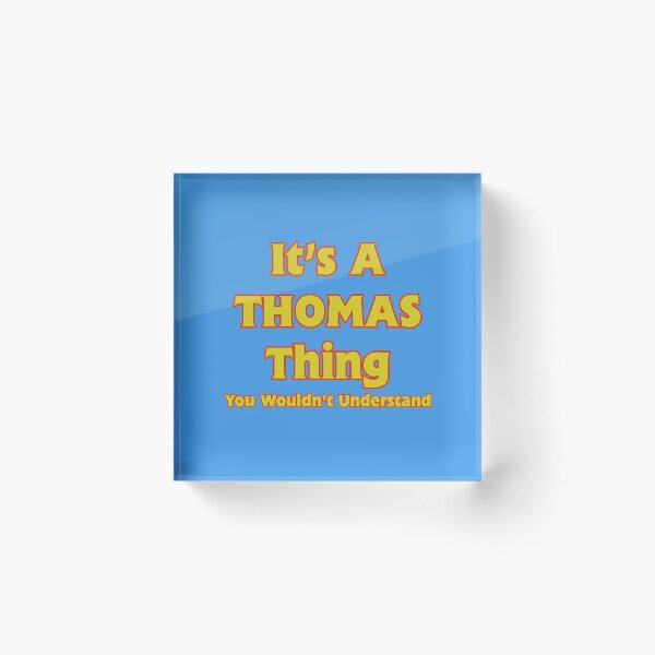 Item preview, It's A Thomas Thing - Yellow/Blue designed and sold by Loco-Station.