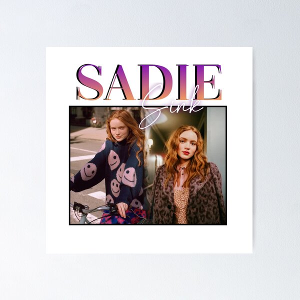 Artikelvorschau, Sadie Sink Fan Retro T-Shirt Max Mayfield Design Hoodie Aufkleber Stranger Things entworfen und verkauft von AlexisValeska.