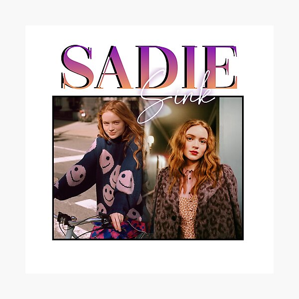 Item preview, Sadie Sink Fan Camiseta retro Max Mayfield Design Sudadera con capucha Pegatina Stranger Things designed and sold by AlexisValeska.