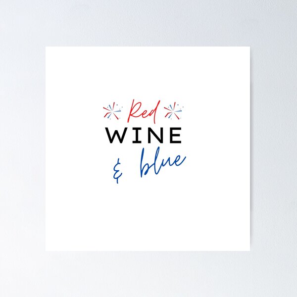 Item preview, Red Wine Blue designed and sold by Oreo2020 Creations.