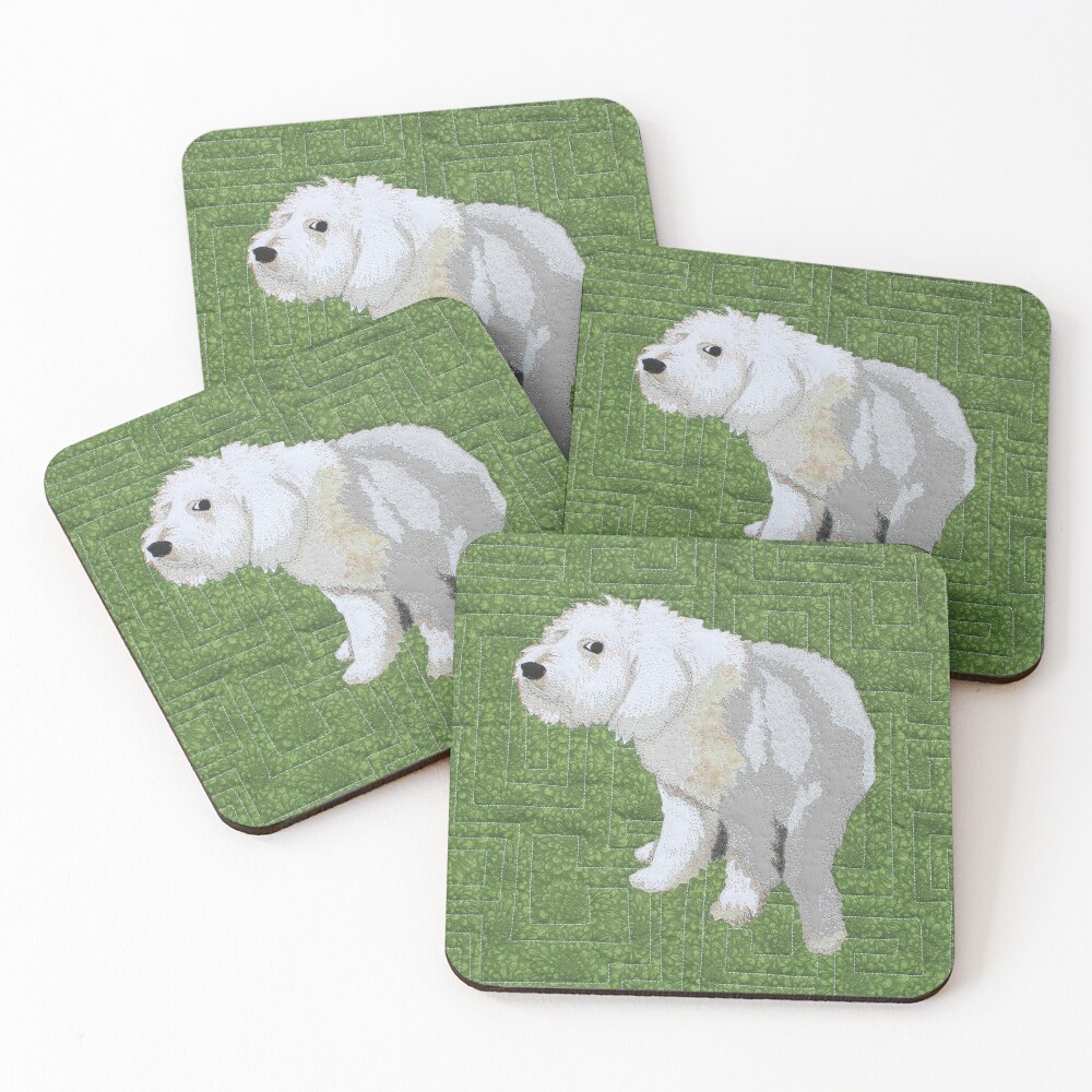 Item preview, Coasters (Set of 4) designed and sold by SCRAPPLIQUE.