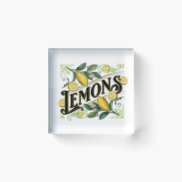 Item preview, The Vintage Fruit Lemon In Art designed and sold by JCMCDesigns.