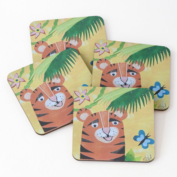 Item preview, Tiger in the jungle designed and sold by AshHeyns.