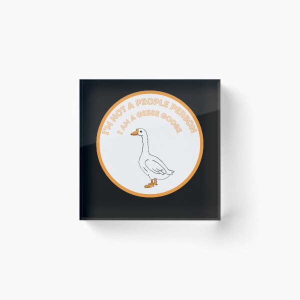 Item preview, I'm not a people person. I am a geese goose designed and sold by Pink Ribbon.