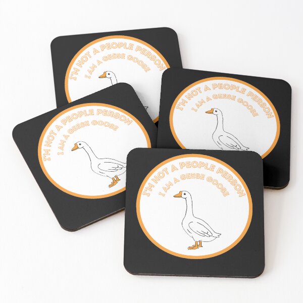 Item preview, I'm not a people person. I am a geese goose designed and sold by Pink Ribbon.