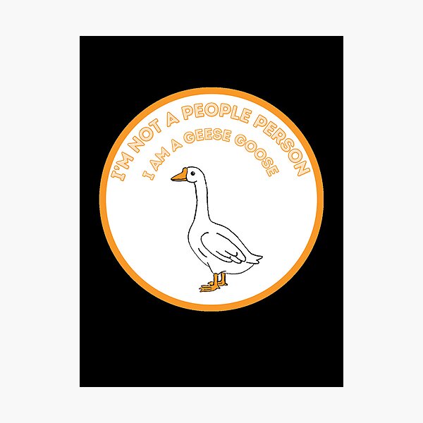 Item preview, No soy una persona sociable. Soy un ganso. designed and sold by Pink Ribbon.