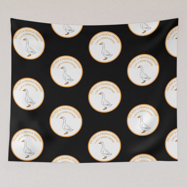 Item preview, I'm not a people person. I am a geese goose designed and sold by Pink Ribbon.