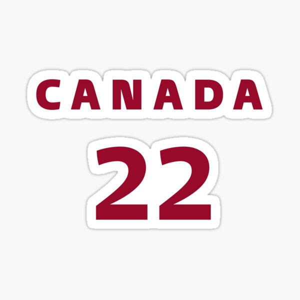 "CANADA 22" Sticker for Sale by ABDELHAK-OUARDI | Redbubble