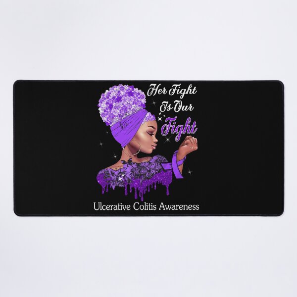 Item preview, Her Fight Is Our Fight Ulcerative Colitis Awareness designed and sold by Mnrshirley.