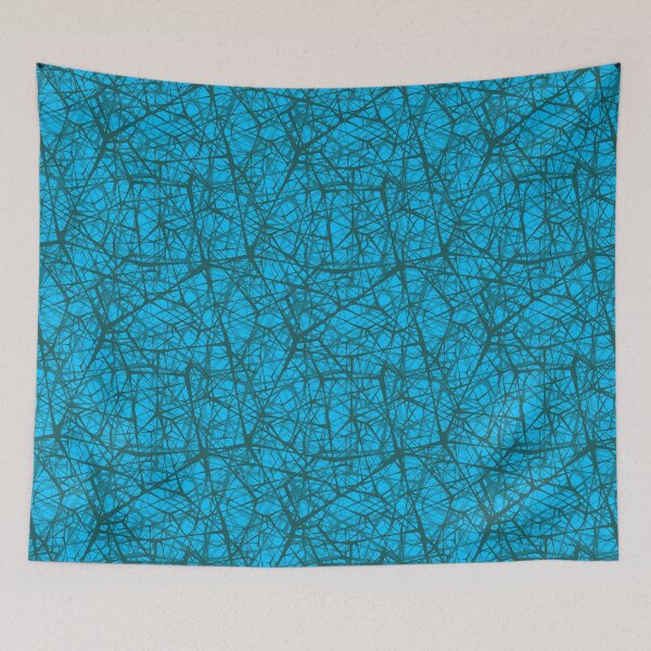 Item preview, 3D Spider Webs - Blue designed and sold by andabelart.