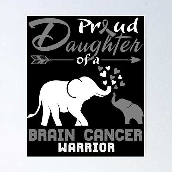 Item preview, Proud Daughter Of A Brain Cancer Warrior  designed and sold by Hatjar.