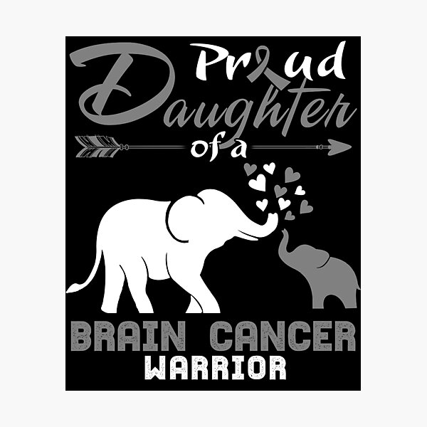 Item preview, Proud Daughter Of A Brain Cancer Warrior  designed and sold by Hatjar.