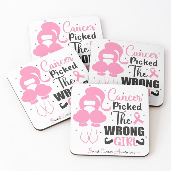Item preview, Cancer Picked The Wrong Girl, Cancer Fighter, Funny Cancer Quotes For Girls designed and sold by PRINTED ..