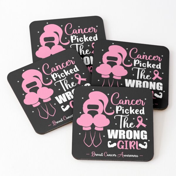 Item preview, Cancer Picked The Wrong Girl, Cancer Fighter, Funny Cancer Quotes For Girls designed and sold by PRINTED ..