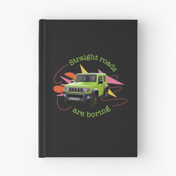 Item preview, Kinetic Yellow Suzuki Jimny | Straight Roads are Boring designed and sold by stoicjimny.