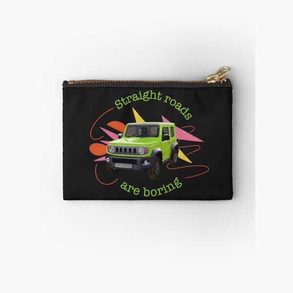 Item preview, Kinetic Yellow Suzuki Jimny | Straight Roads are Boring designed and sold by stoicjimny.