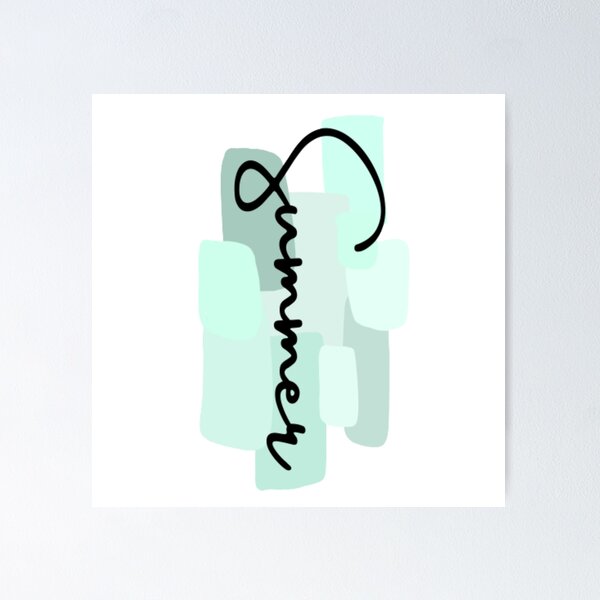 Item preview, Summer vibes (blue colour palette, blue color palete) designed and sold by Sanaura.