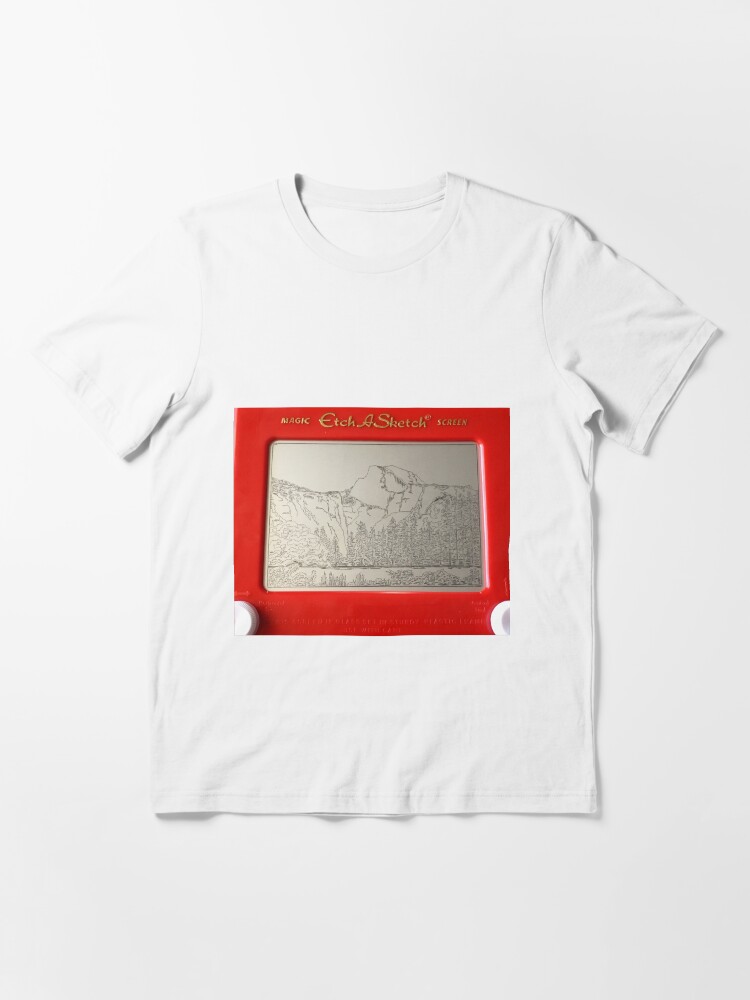 "Half Dome Etch A Sketch" Tshirt for Sale by sberkseth Redbubble