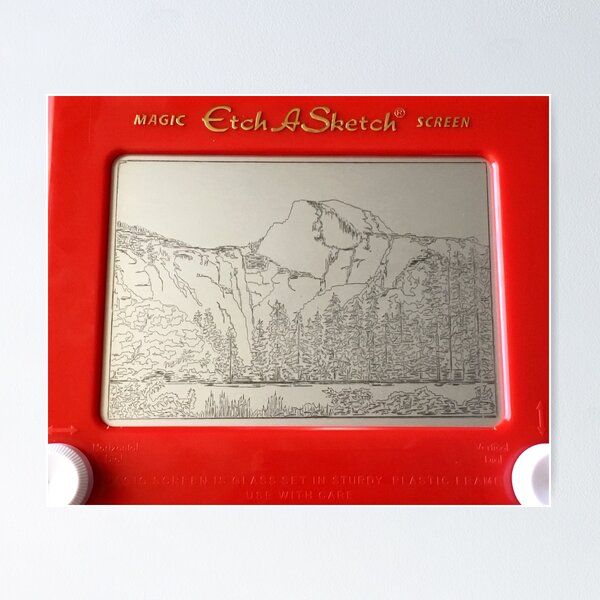Item preview, Half Dome Etch A Sketch designed and sold by sberkseth.