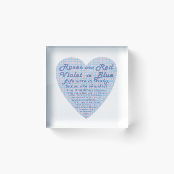 Item preview, Violet Is Blue   designed and sold by KPRWRITE.