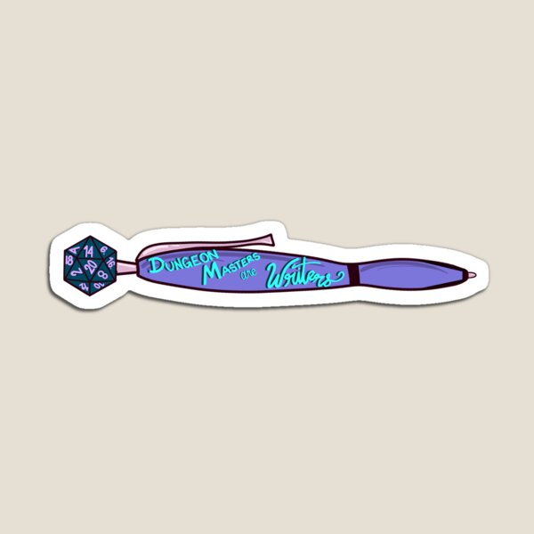 Item preview, DMs Are Writers (purple) designed and sold by QuinnHasADHD.
