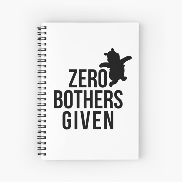 Item preview, Zero Bothers Given designed and sold by kjanedesigns.