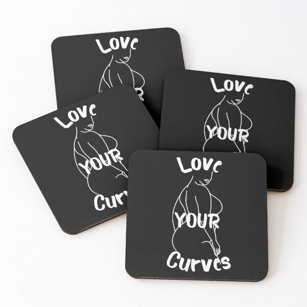 Item preview, Love Your Curves-Black Background  designed and sold by Trendi61.