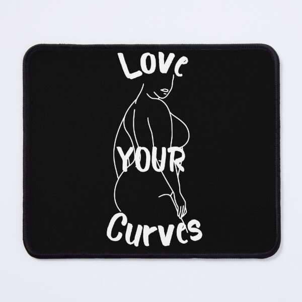 Item preview, Love Your Curves-Black Background  designed and sold by Trendi61.