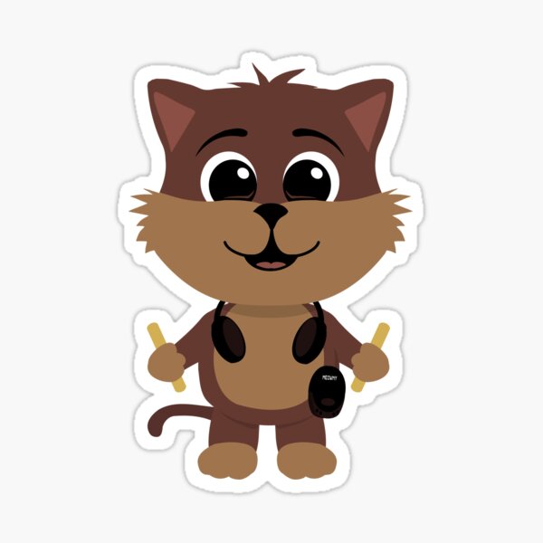 Rave Cat Sticker