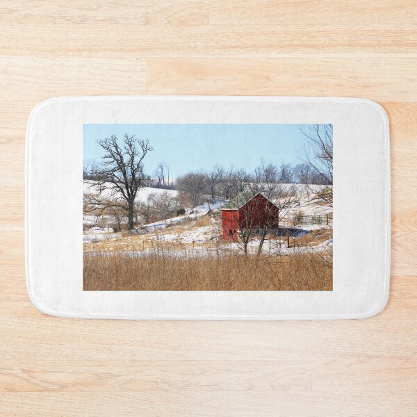 Item preview, "Wisconsin In Winter Red" designed and sold by wiscbackroadz.