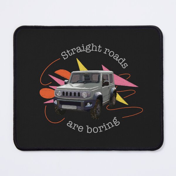 Item preview, Medium Grey Suzuki Jimny | Straight Roads are Boring designed and sold by stoicjimny.