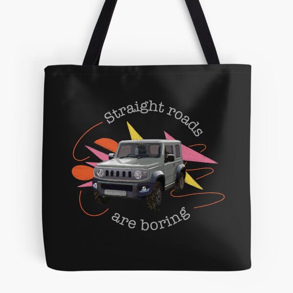 Item preview, Medium Grey Suzuki Jimny | Straight Roads are Boring designed and sold by stoicjimny.