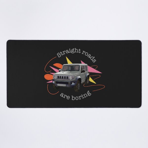 Item preview, Medium Grey Suzuki Jimny | Straight Roads are Boring designed and sold by stoicjimny.
