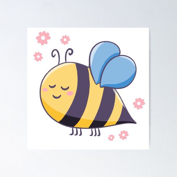 Item preview, Cute Kawaii Bee designed and sold by sunburstdesigns.