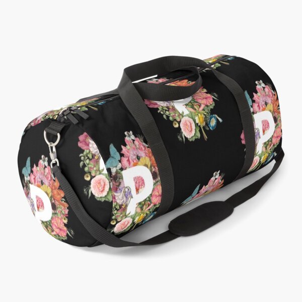 Item preview, Monogram Initial P with Baroque Flowers and Butterfly designed and sold by Trish Dish.