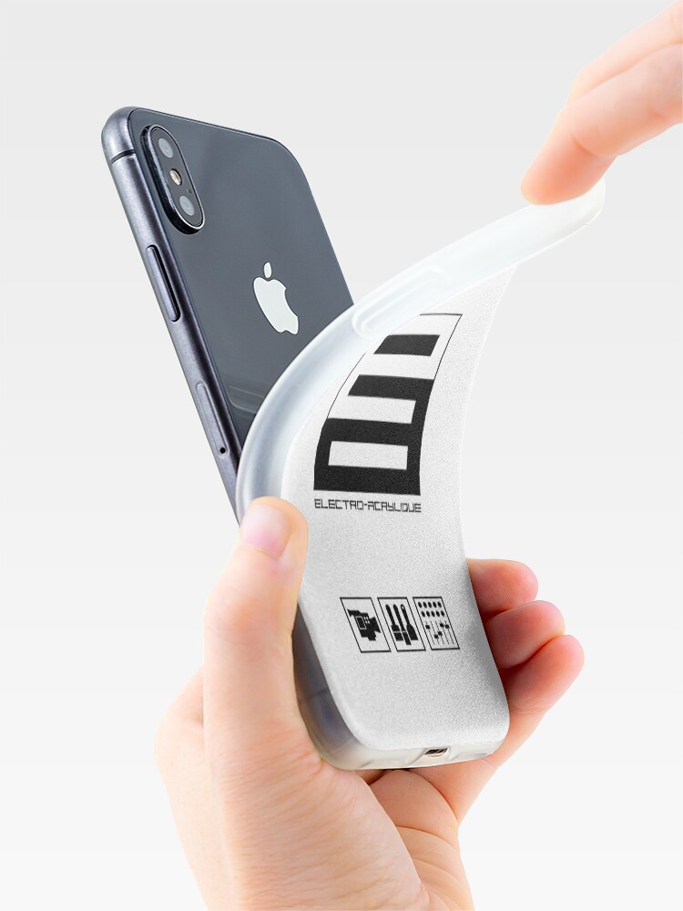 Coque iPhone ''Electro-Acrylique' : autre vue