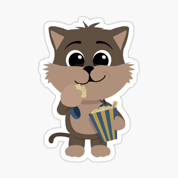 Film Cat Sticker