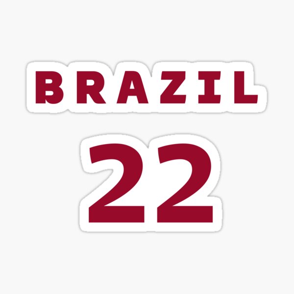 "brazil 22" Sticker for Sale by ABDELHAK-OUARDI | Redbubble