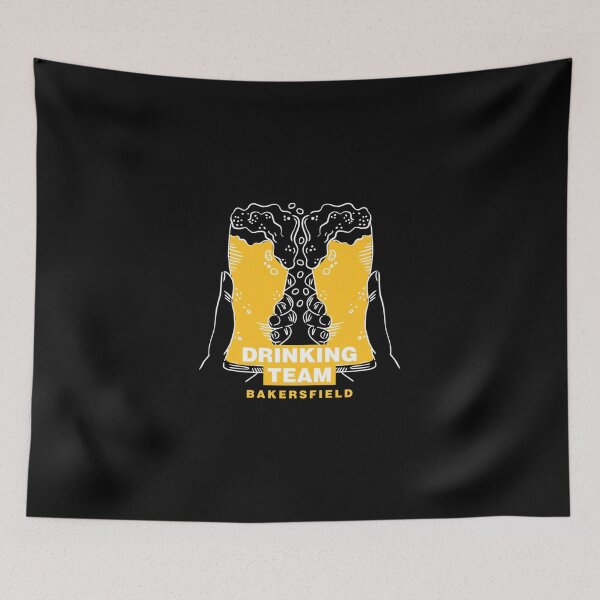 Item preview, Drinking Beer Team Bakersfield Essential T-Shirt designed and sold by laureljusjv.
