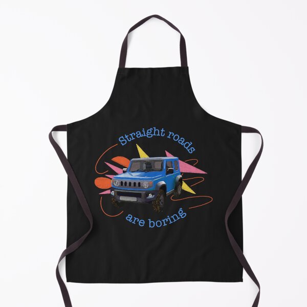 Item preview, Brisk Blue Suzuki Jimny | Straight Roads are Boring designed and sold by stoicjimny.