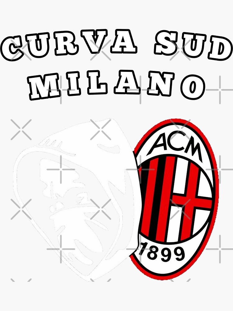 Curva Sud milano Sticker by lounesartdessin