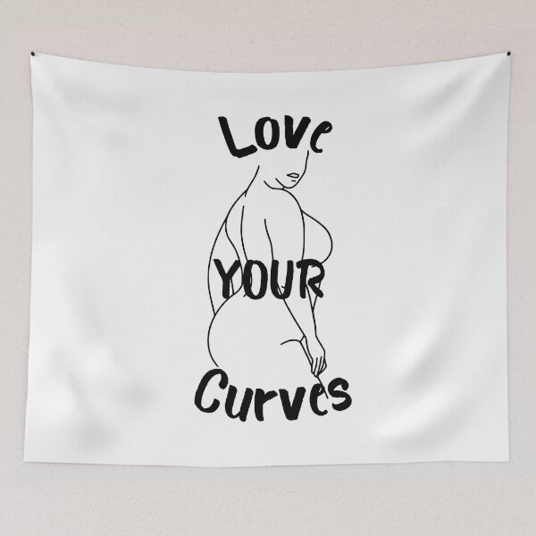 Item preview, Love Your Curves-White Background  designed and sold by Trendi61.