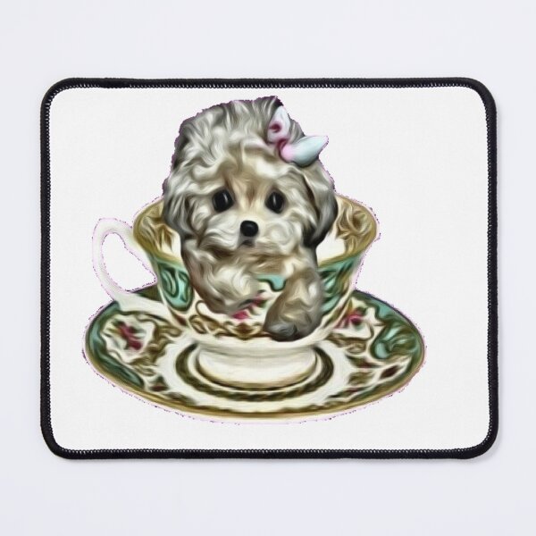 Item preview, Toy Poodle In A Cup designed and sold by WillowsWardrobe.