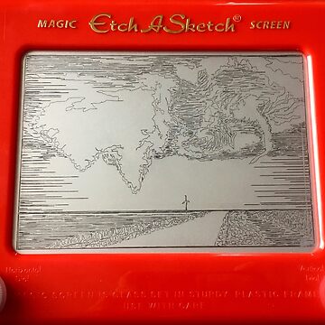 Double Tornado Etch A Sketch | Laptop Skin