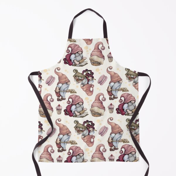 Item preview, Vintage Gnome Baking Candy Seamless Pattern designed and sold by delikedesign.