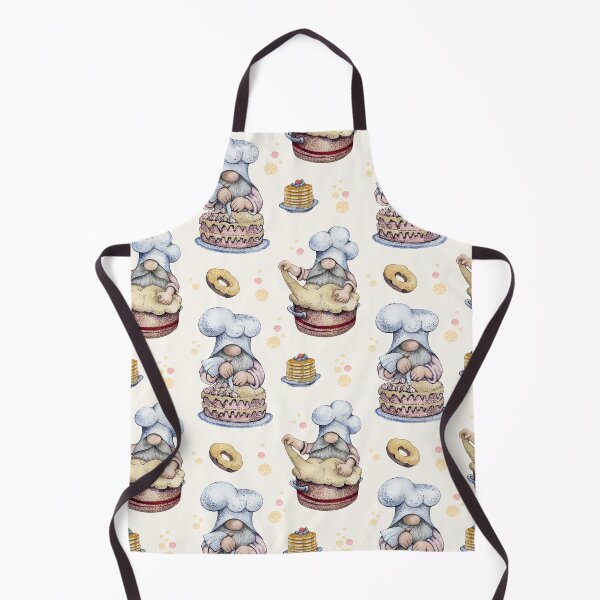 Item preview, Vintage Gnome Baking Candy Seamless Pattern designed and sold by delikedesign.